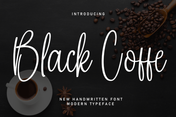 Black Coffe: A Modern Handwritten Font for Web Design