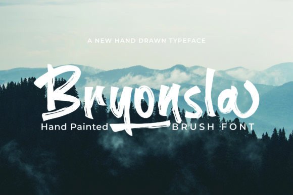 Bryonsla: A Timeless Handwritten Font