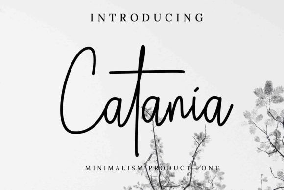Catania: A Handwritten Typeface for Editorial Design