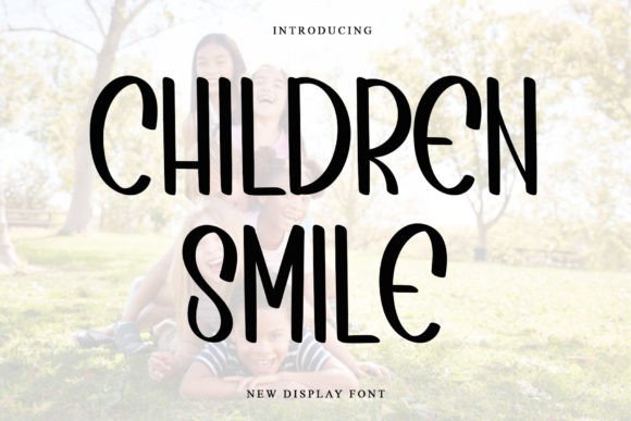 Children Smile: A Handwritten Font for Authentic Branding