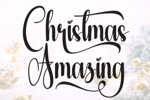 Christmas Amazing: A Handwritten Font for Digital Branding