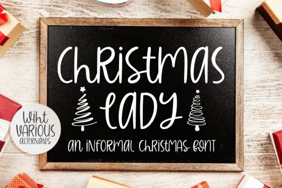 Christmas Lady Font: A Designer's Take on Handwritten Web Typography