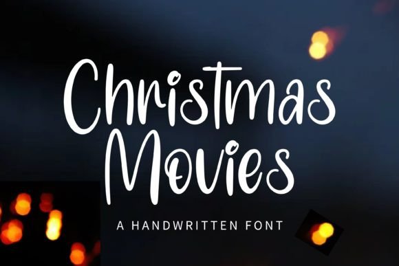 Christmas Movies Font: A Handwritten Typeface for Web Design