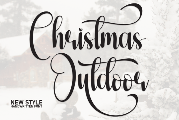 Christmas Outdoor Font Review: A Romantic Script for Branding