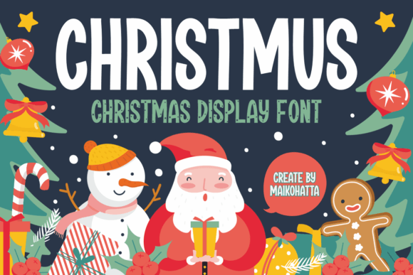 Christmus: The Festive Display Font for Small Business Branding