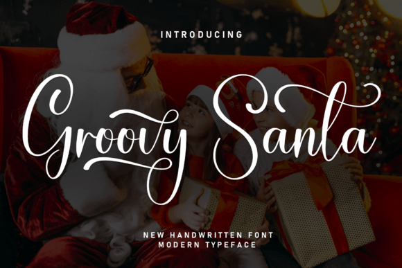Designing a Warm Brand Identity with the Groovy Santa Font
