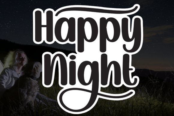 Elevate Editorial Design with the Happy Night Typeface