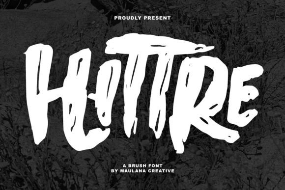 Hittre: A Brush Typeface for Modern Editorial Design
