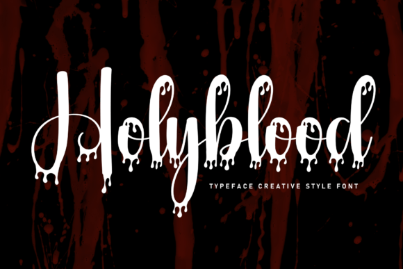 Holyblood: A Script Font for Web Design