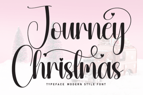 Journey Christmas Font Review for Campaign Design