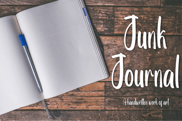 Junk Journal: The Handwritten Font for Scroll-Stopping Marketing