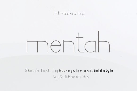Mentah: A Minimalist Sans Serif for Modern Editorial Design
