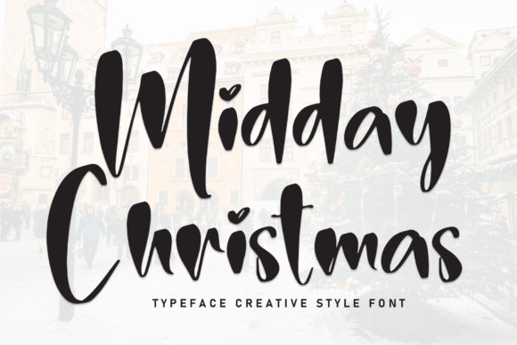Midday Christmas: A Timeless Script Font for Editorial Design