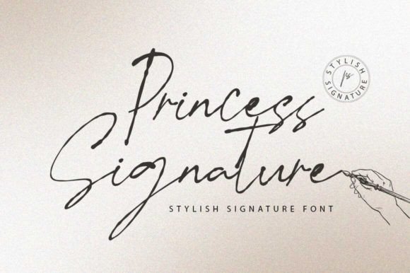 Princess Signature: A Modern Typeface for Web Design