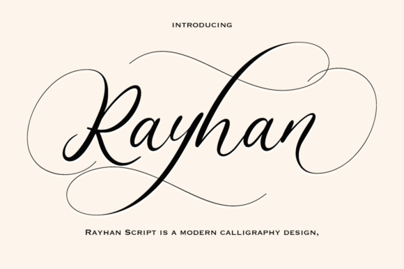 Rayhan: The Modern Script Font for Scroll-Stopping Brand Content