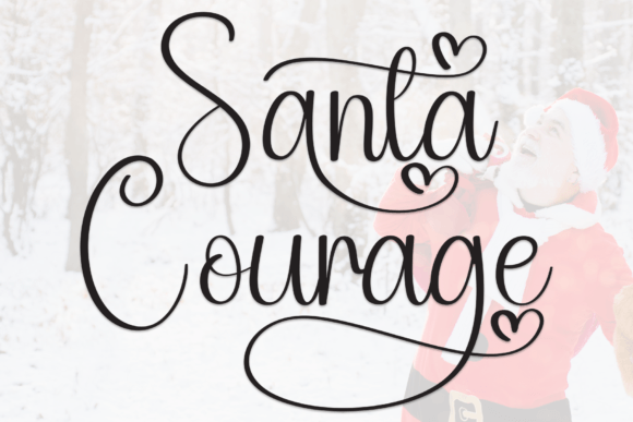 Santa Courage Font Review: A Playful Typeface for Web Headers