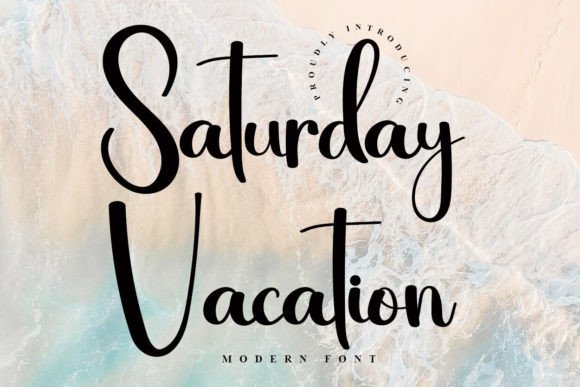 Saturday Vacation: A Friendly Handwritten Font for Branding