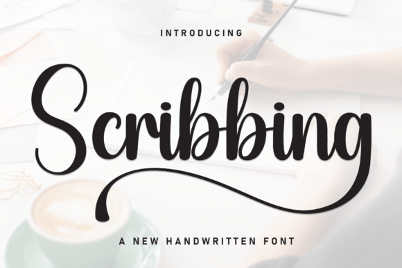 Scribbing Font: A Handwritten Typeface for Playful Branding