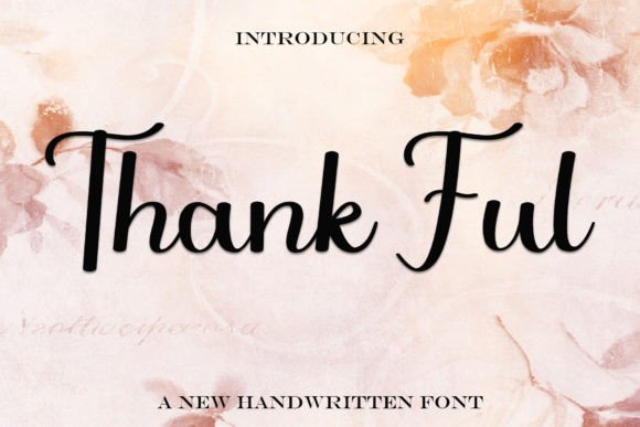 Thank Ful: A Handwritten Font for Modern Web Design