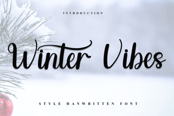 Winter Vibes: A Handwritten Font for Modern Web Design