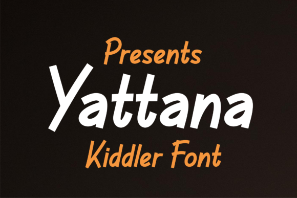 Yattana Kiddler: A Bold Typeface for Modern Branding